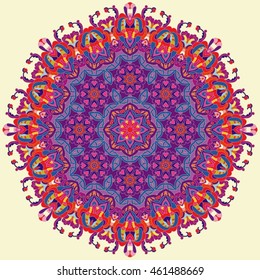 Vintage decorative pattern.Hand drawn background.Suitable for printing on fabric and paper. Arabic, Islam,Indian, ottoman motifs.You can change the background.