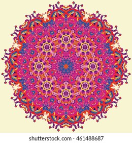 Vintage decorative pattern.Hand drawn background.Suitable for printing on fabric and paper. Arabic, Islam,Indian, ottoman motifs.You can change the background.