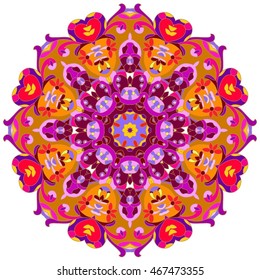 Vintage decorative pattern.Hand drawn background.Suitable for printing on fabric and paper. Arabic, Islam,Indian, ottoman motifs.You can change the background.