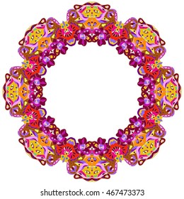 Vintage decorative pattern.Hand drawn background.Suitable for printing on fabric and paper. Arabic, Islam,Indian, ottoman motifs.You can change the background.