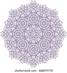 Vintage decorative pattern.Hand drawn background.Suitable for printing on fabric and paper. Arabic, Islam,Indian, ottoman motifs.You can change the background.