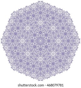 Vintage decorative pattern.Hand drawn background.Suitable for printing on fabric and paper. Arabic, Islam,Indian, ottoman motifs.You can change the background.