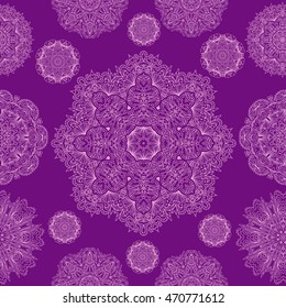 Vintage decorative pattern.Hand drawn background.Suitable for printing on fabric and paper. Arabic, Islam,Indian, ottoman motifs.You can change the background.