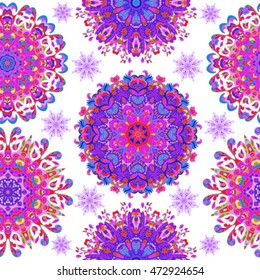 Vintage decorative pattern.Hand drawn background.Suitable for printing on fabric and paper. Arabic, Islam,Indian, ottoman motifs.You can change the background.