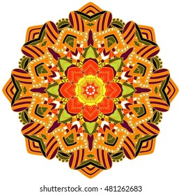 Vintage decorative pattern.Hand drawn background.Suitable for printing on fabric and paper. Arabic, Islam,Indian, ottoman motifs.You can change the background.