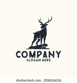  vintage deer logo design inspiration