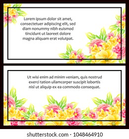 Vintage delicate invitation with flowers for wedding, marriage, bridal, birthday, Valentine's day.
