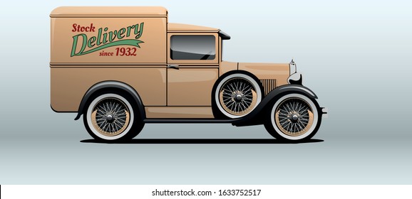 vintage delivery vans