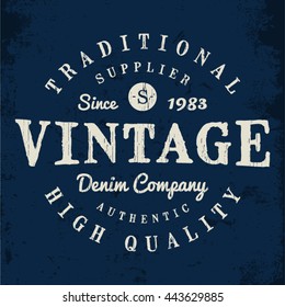 4,444 Vintage jeans logo Images, Stock Photos & Vectors | Shutterstock