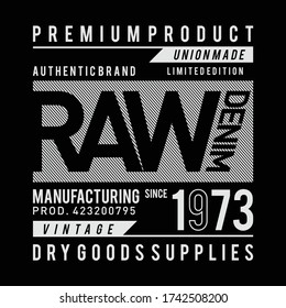 Vintage denim typography, t-shirt graphics, vectors