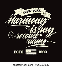 vintage denim vector graphic design for t-shirt and printing use