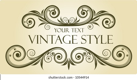 Vintage design