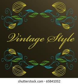Vintage design background