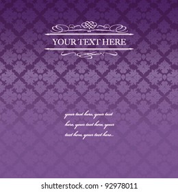 Vintage design card