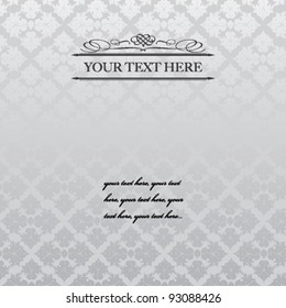Vintage design card