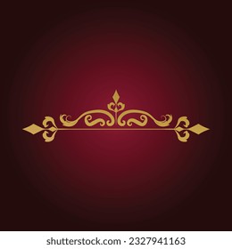 Vintage Design element, vintage decorative frame element, Flourish design element