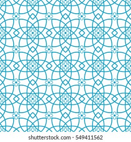 Vintage design element in Eastern style. Vector seamless pattern with ornament. Vector