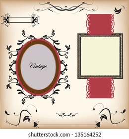Vintage design elements
