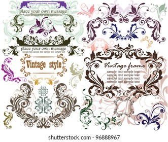 Vintage design elements