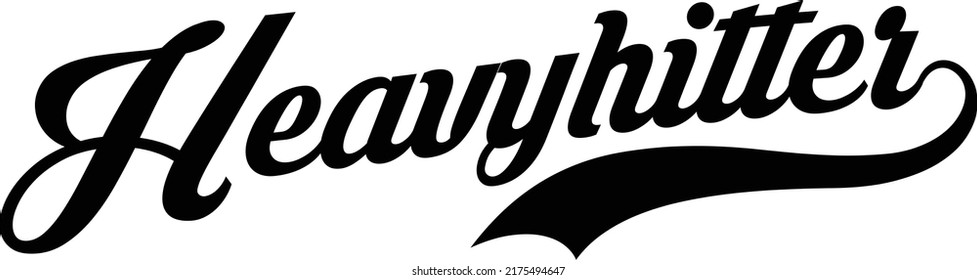 Vintage design inspired by classic and timeless baseball lettering.  Great for shirts!