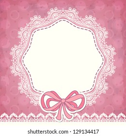 Vintage design invitation/greeting  card