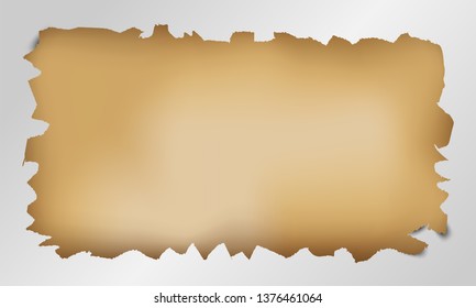 Vintage Design, old paper Texture, Blank Space For Text, realistic retro material, Vector Illustration