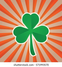 Vintage design for St. Patrick's Day.