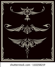 vintage design tattoo
