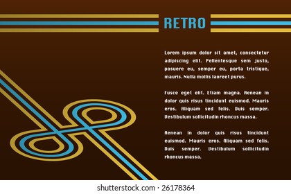 Vintage design template