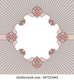 Vintage design template 