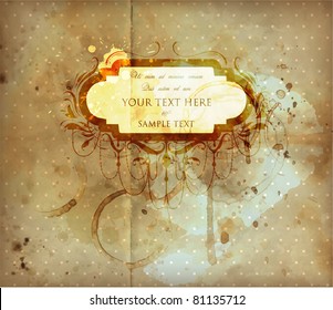 vintage design template