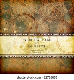 vintage design template