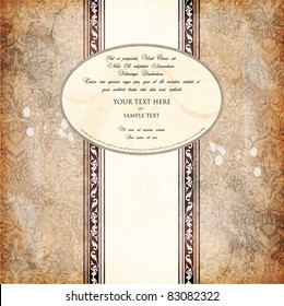 vintage design template