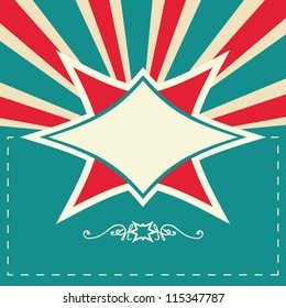 Vintage Design Template Background
