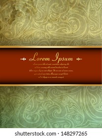Vintage design template eps10
