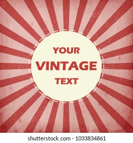 Vintage Design Template. Vector illustartion