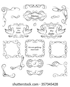 Vintage-Design für Hochzeitseinladungen