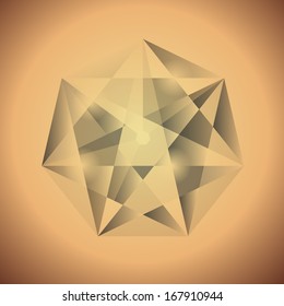 Vintage diamond background. Vector eps10