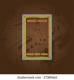 vintage disco background