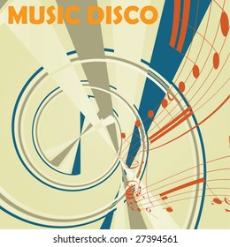 vintage disco background