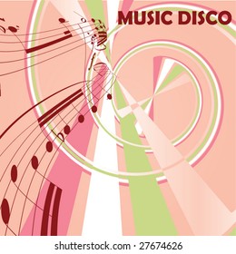 vintage disco background