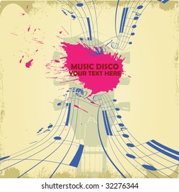 vintage disco background