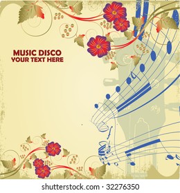vintage disco background