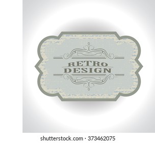 Vintage Distress Border Frame for your Design. Retro Banner.