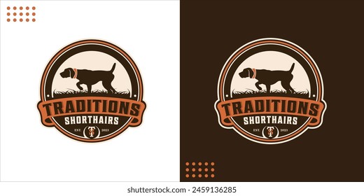 Vintage dog graphic design, design inspiration, vector