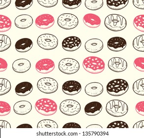 vintage donut background