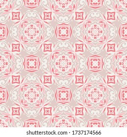 Vintage doodle line art seamless pattern. Ethnic geometric print. Handdrawn lace repeating background texture. Fabric, cloth design, wallpaper, wrapping