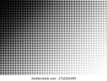 Vintage Dots Background. Fade Halftone Texture. Monochrome Overlay. Modern Pattern. Vector illustration