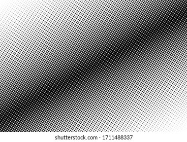 Vintage Dots Background. Monochrome Points Backdrop. Modern Abstract Texture. Distressed Grunge Overlay. Vector illustration