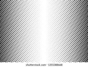 Vintage Dots Background. Pop-art Fade Texture. Modern Abstract Backdrop. Black and White Halftone Overlay. Vector illustration